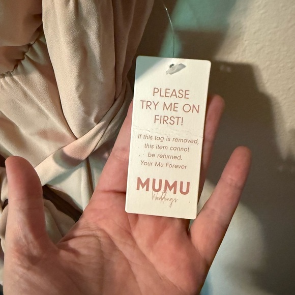 Show Me Your MuMu Light Pink Strapless bridesmaid Gown - Picture 6 of 9